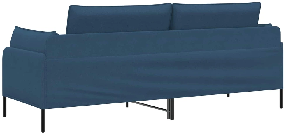 3-Vietis Sofa Mėlyna 222 x 81 x 89 cm Audinys