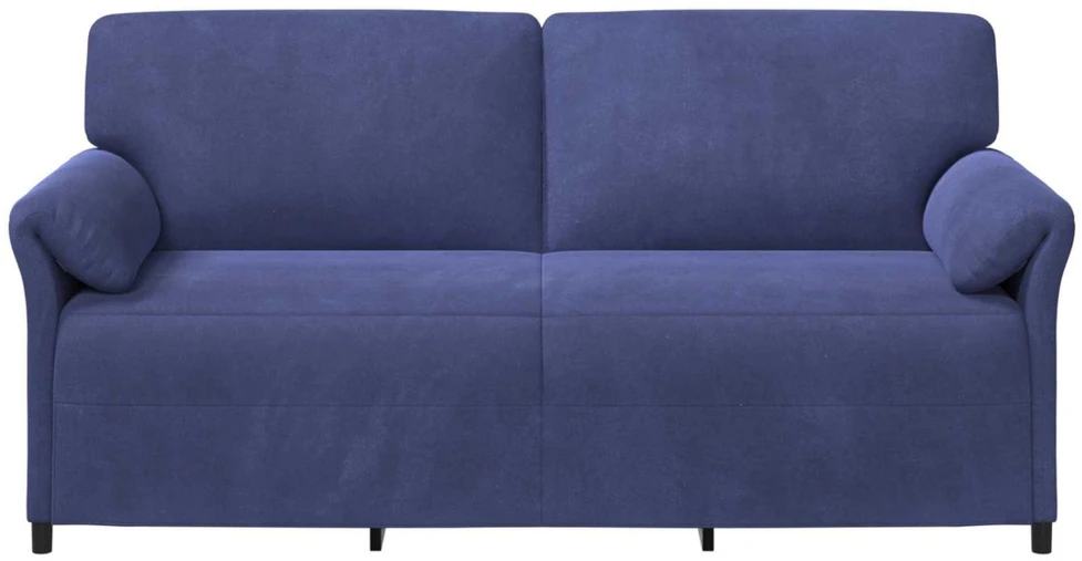 3-Vietis Sofa Policijos mėlyna 198 x 83 x 95 cm Aksomas