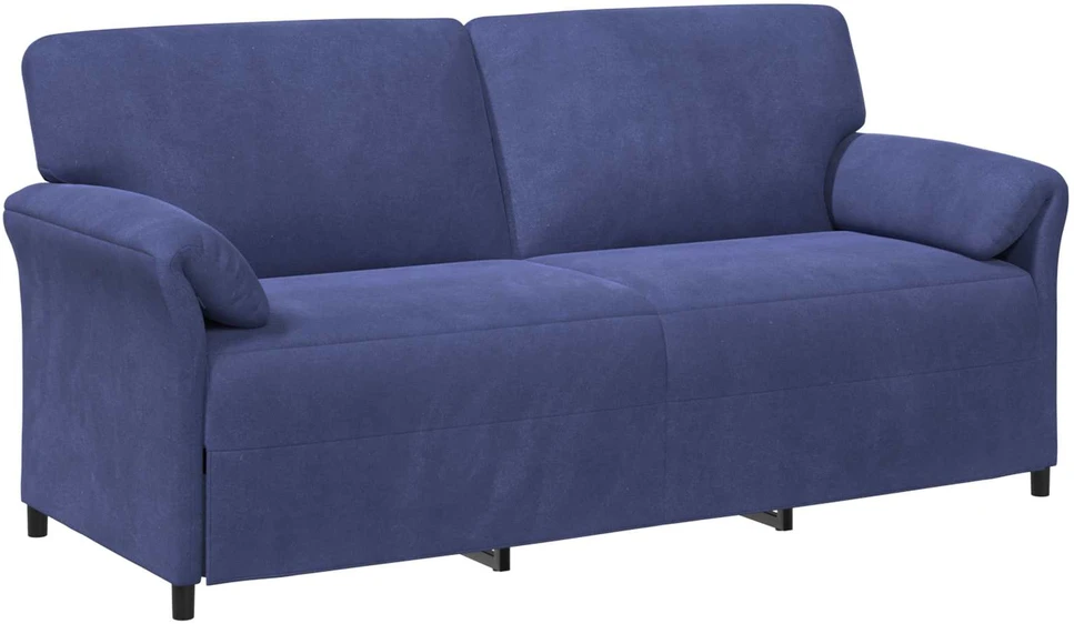 3-Vietis Sofa Policijos mėlyna 198 x 83 x 95 cm Aksomas