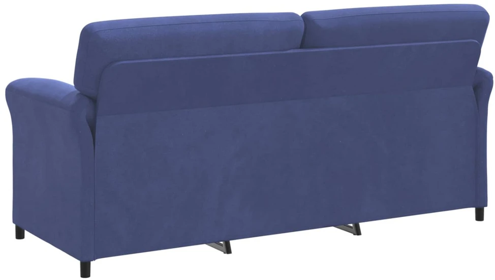 3-Vietis Sofa Policijos mėlyna 198 x 83 x 95 cm Aksomas