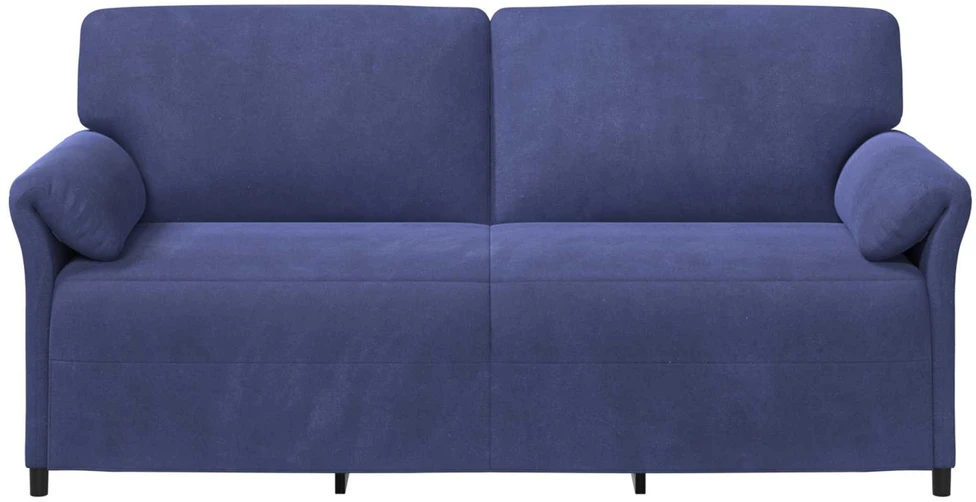 3-Vietis Sofa Policijos mėlyna 198 x 83 x 95 cm Aksomas