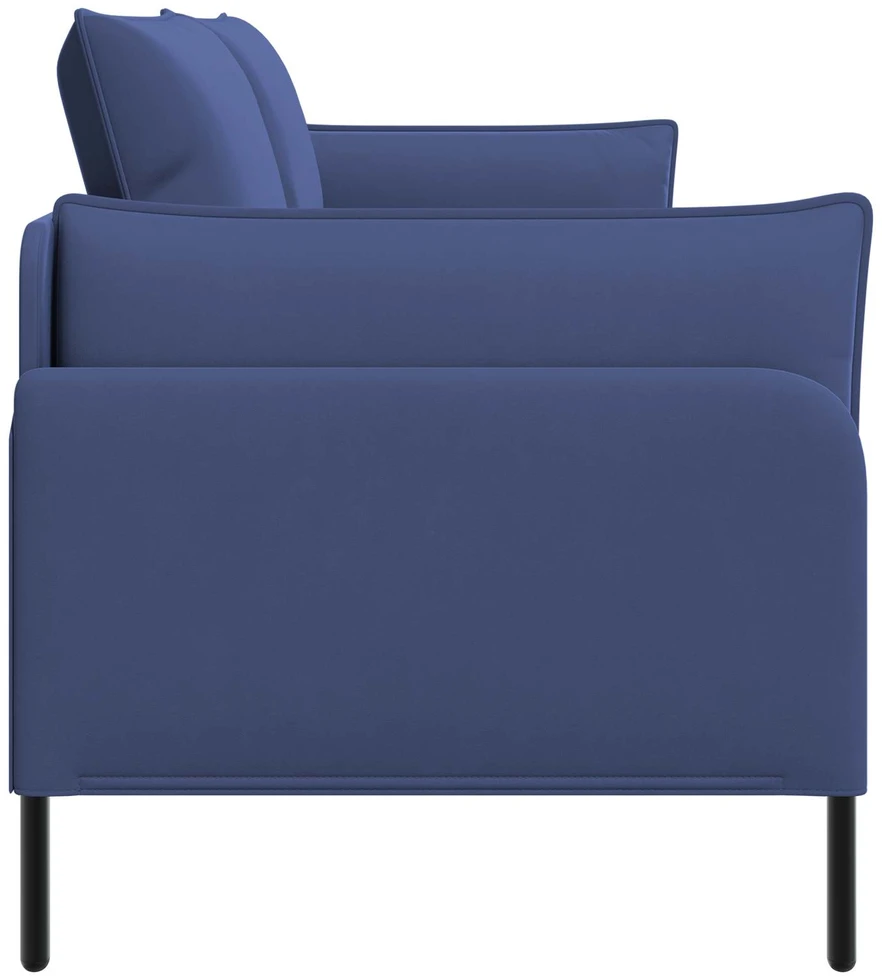 3-Vietis Sofa Policijos mėlyna 222 x 81 x 89 cm Aksomas