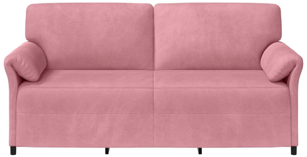 3-Vietis Sofa Rožinė 198 x 83 x 95 cm Aksomas