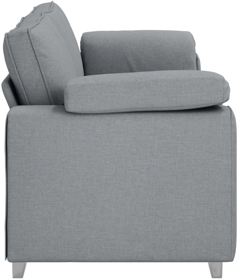 3-Vietis Sofa Šviesiai pilka 220 cm audinys