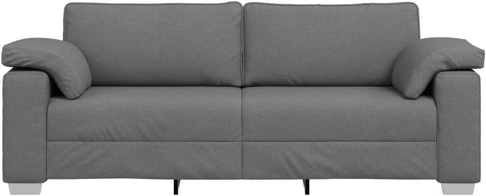 3-Vietis Sofa Tamsiai pilka 220 cm audinys