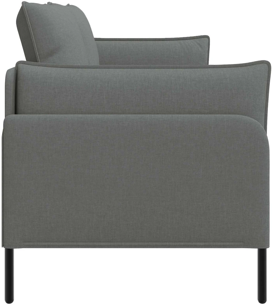 3-Vietis Sofa Tamsiai pilka 222 x 81 x 89 cm Audinys