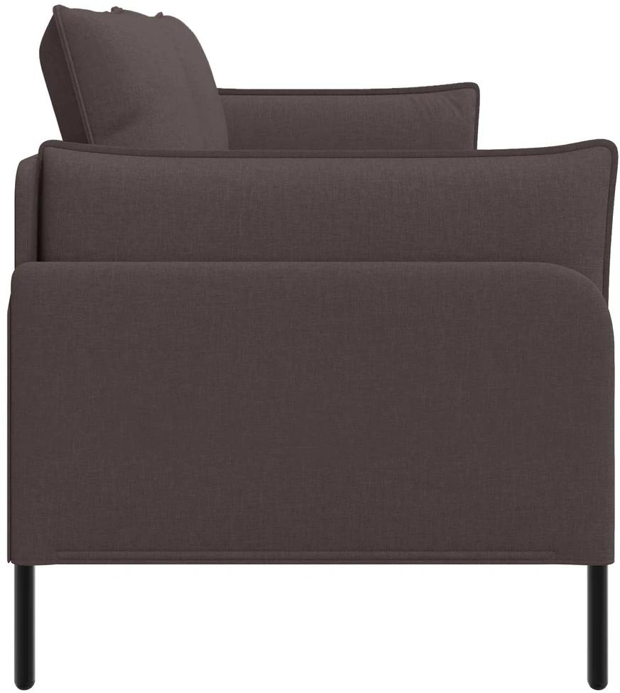3-Vietis Sofa Tamsiai rudas 222 x 81 x 89 cm Audinys