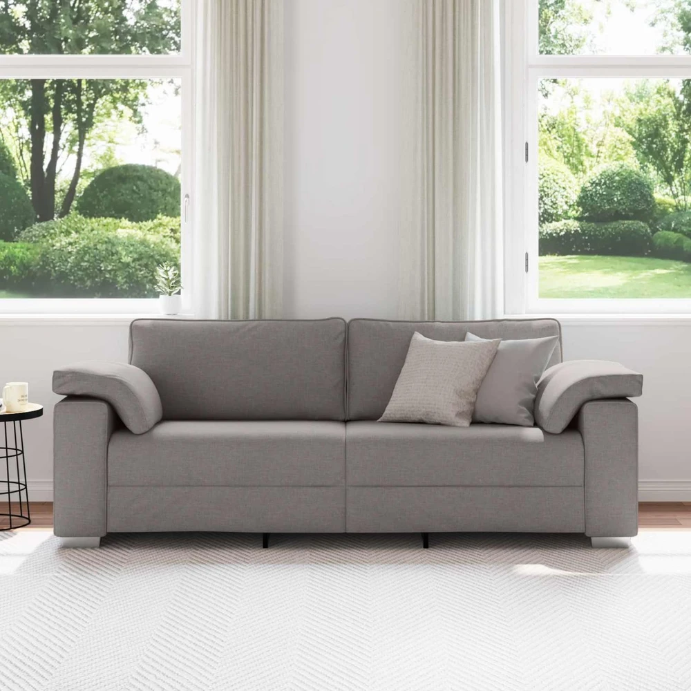 3-Vietis Sofa Taupe 220 cm audinys