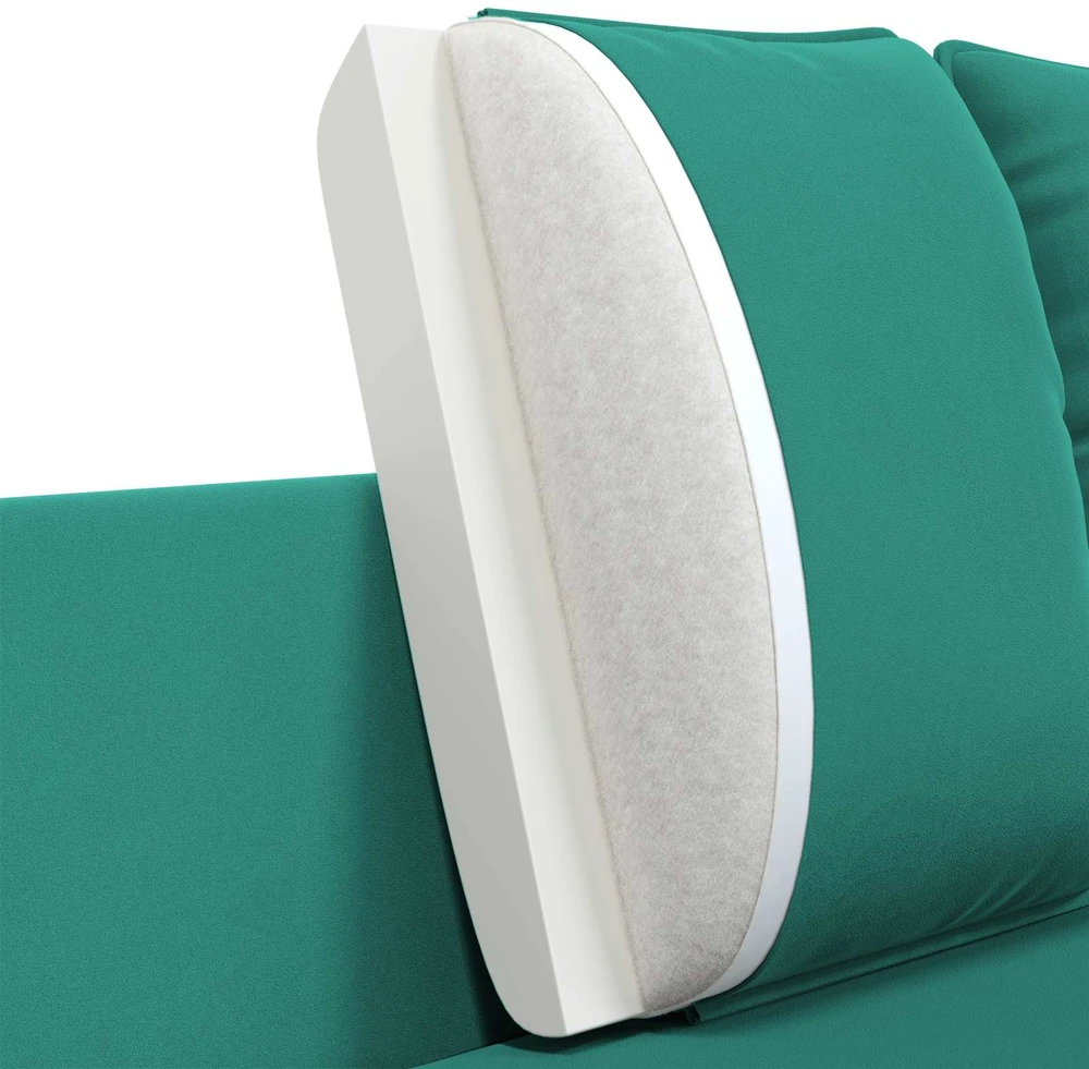 3-Vietis Sofa Turkio 222 x 81 x 89 cm Aksomas