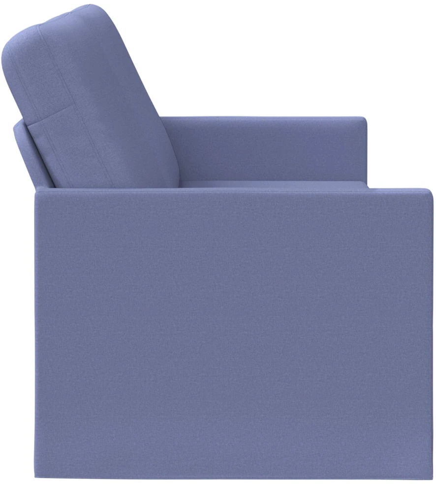 3 vietų sofa Džinsinės mėlynos 220 x 81 x 82 cm Audinys