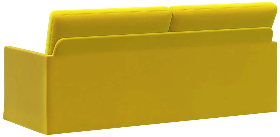 3 vietų sofa Geltona 190 x 81 x 82 cm Aksomas