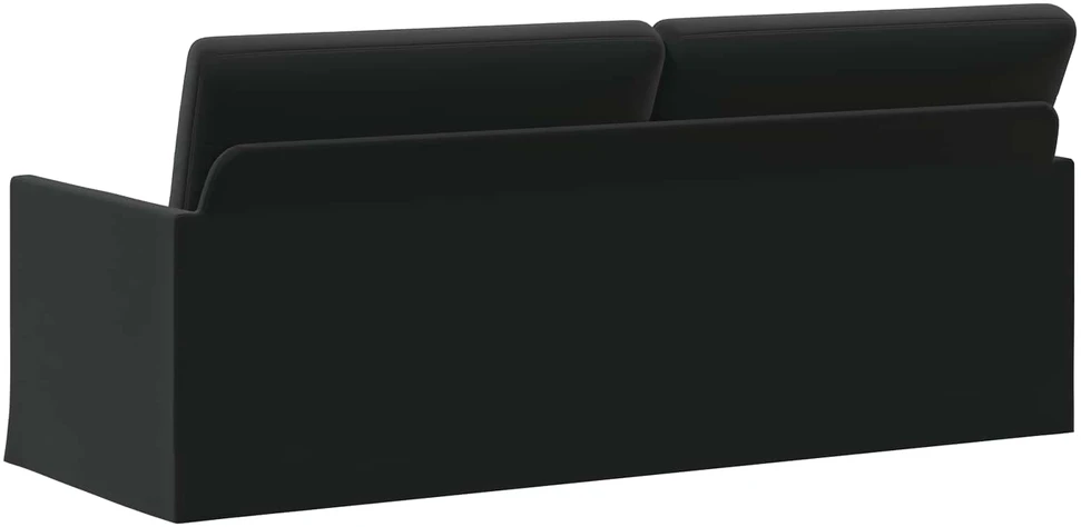 3 vietų sofa Juoda 190 x 81 x 82 cm Aksomas