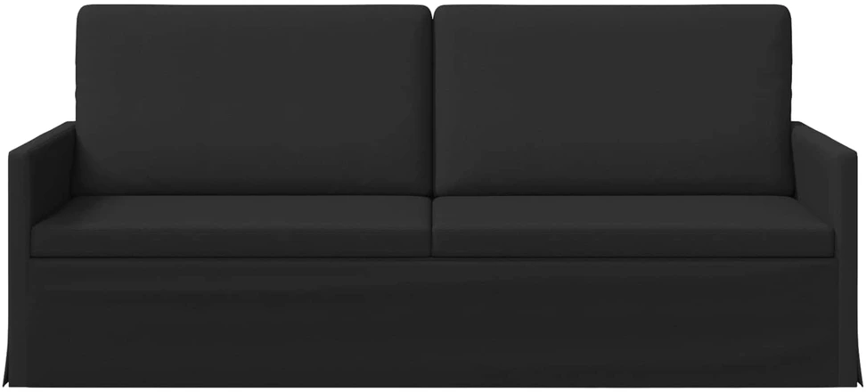 3 vietų sofa Juoda 190 x 81 x 82 cm Audinys
