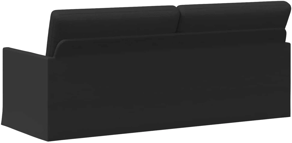 3 vietų sofa Juoda 190 x 81 x 82 cm Audinys