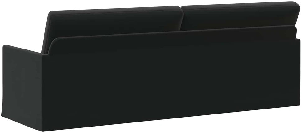3 vietų sofa Juoda 220 x 81 x 82 cm Aksomas