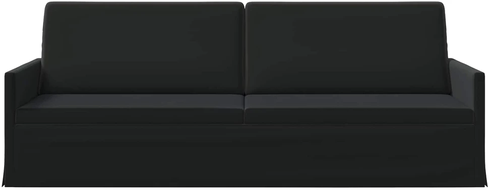 3 vietų sofa Juoda 220 x 81 x 82 cm Aksomas