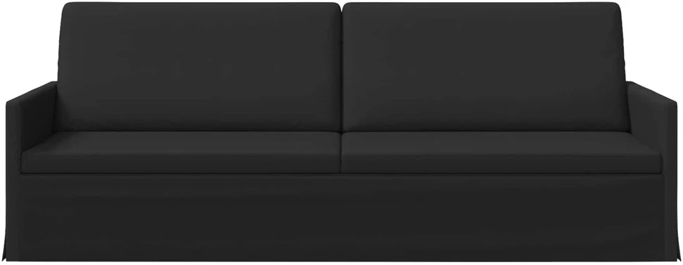 3 vietų sofa Juoda 220 x 81 x 82 cm Audinys