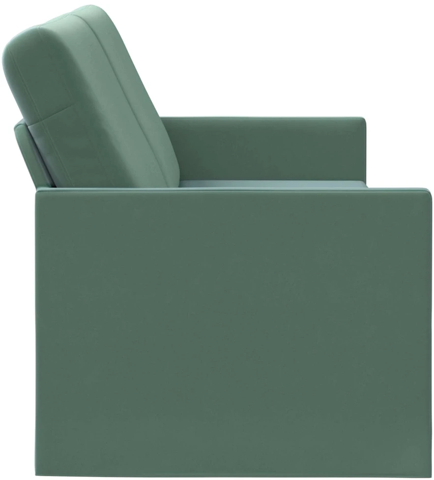 3 vietų sofa Jūrinė žalia 220 x 81 x 82 cm Aksomas
