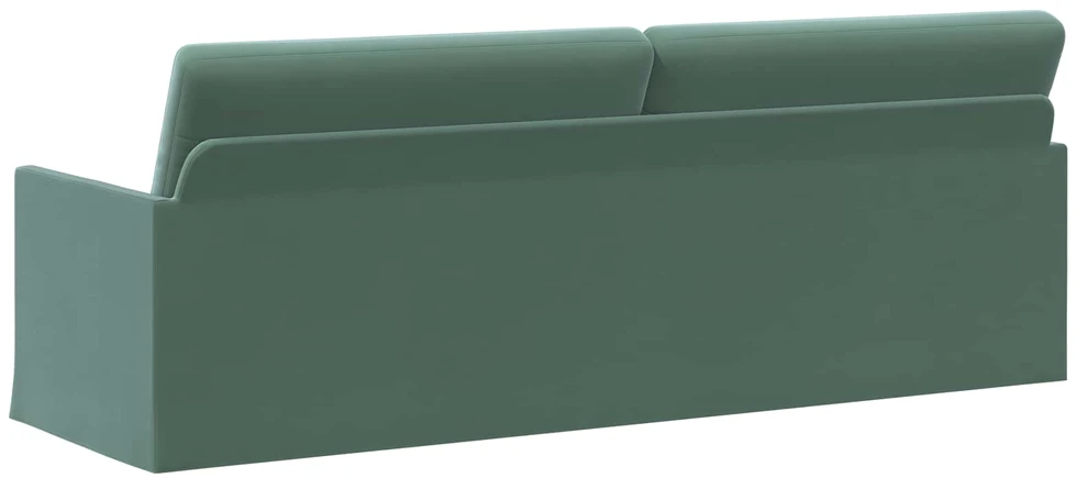 3 vietų sofa Jūrinė žalia 220 x 81 x 82 cm Aksomas