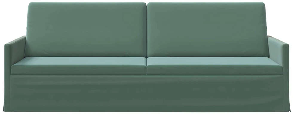 3 vietų sofa Jūrinė žalia 220 x 81 x 82 cm Aksomas