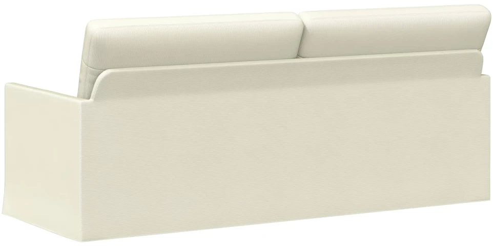 3 vietų sofa Kreminė 190 x 81 x 82 cm Kordūrinis audinys