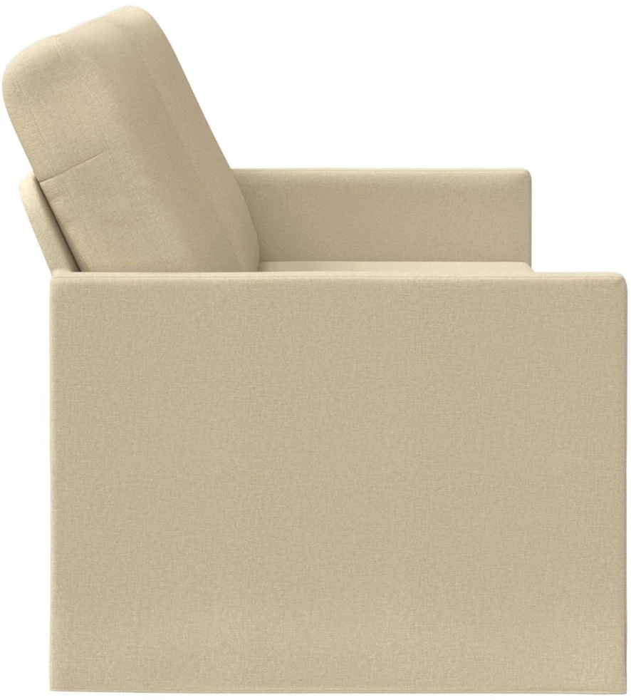 3 vietų sofa Kreminė 220 x 81 x 82 cm Audinys