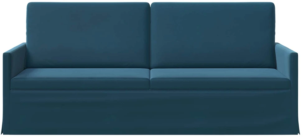 3 vietų sofa Mėlyna 190 x 81 x 82 cm Aksomas