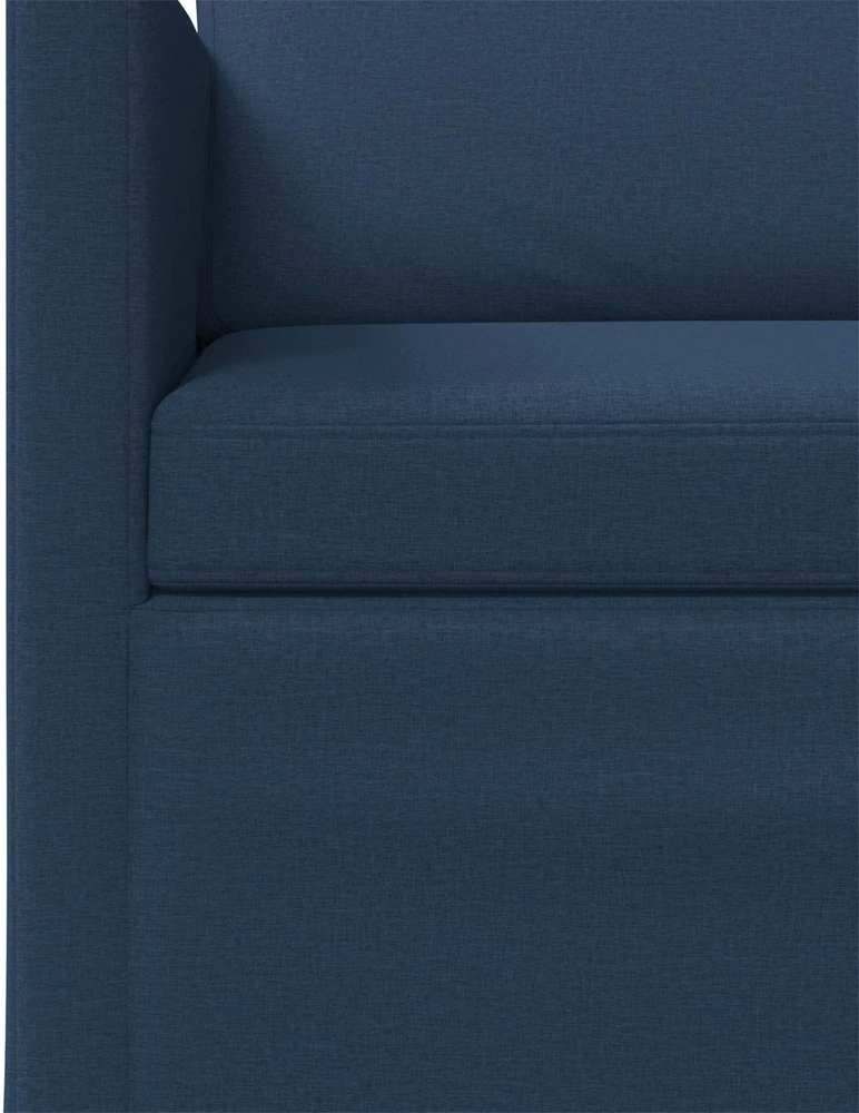 3 vietų sofa Mėlyna 190 x 81 x 82 cm Audinys