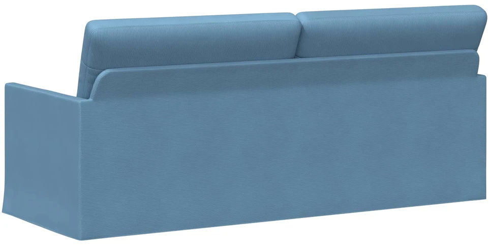 3 vietų sofa Mėlyna 190 x 81 x 82 cm Kordūrinis audinys