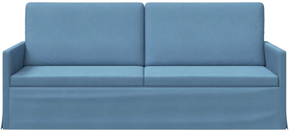 3 vietų sofa Mėlyna 190 x 81 x 82 cm Kordūrinis audinys