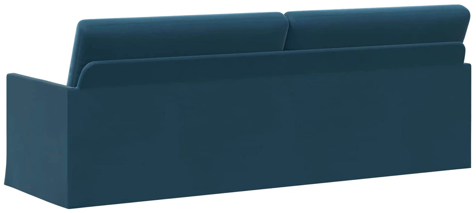 3 vietų sofa Mėlyna 220 x 81 x 82 cm Aksomas