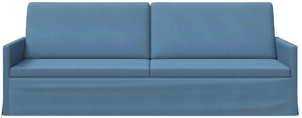 3 vietų sofa Mėlyna 220 x 81 x 82 cm Kordūrinis audinys