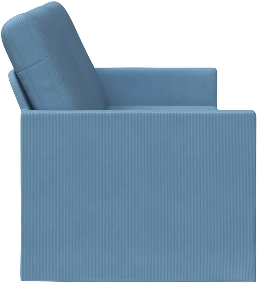 3 vietų sofa Mėlyna 220 x 81 x 82 cm Kordūrinis audinys