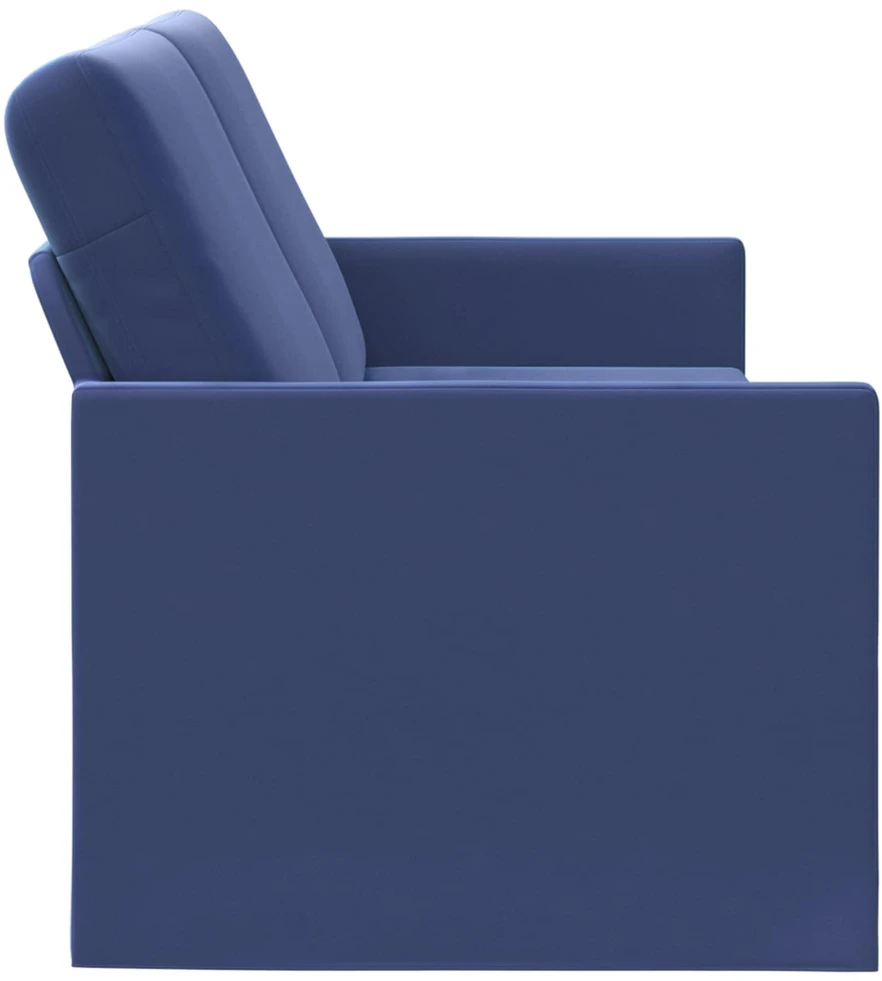 3 vietų sofa Policijos mėlyna 190 x 81 x 82 cm Aksomas