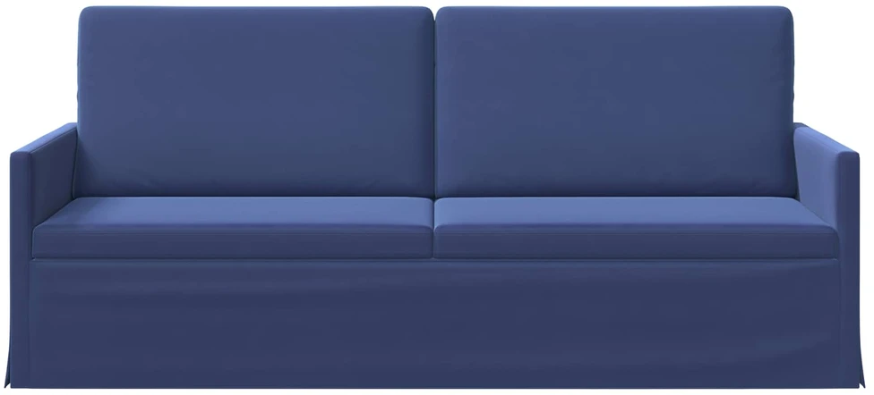 3 vietų sofa Policijos mėlyna 190 x 81 x 82 cm Aksomas
