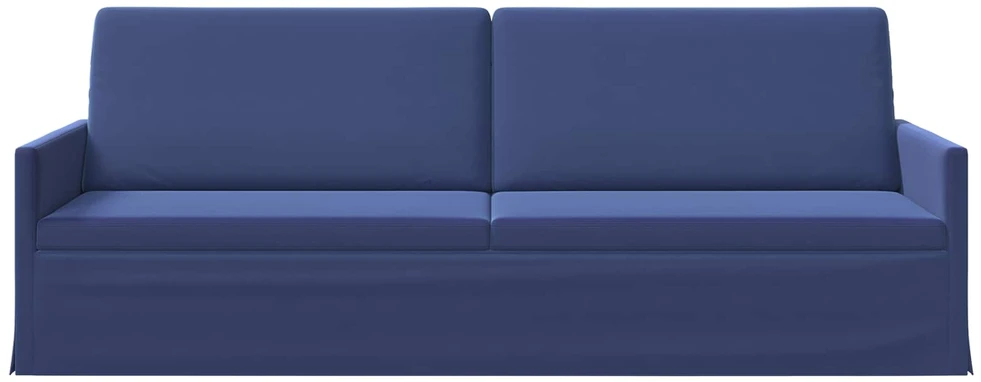 3 vietų sofa Policijos mėlyna 220 x 81 x 82 cm Aksomas