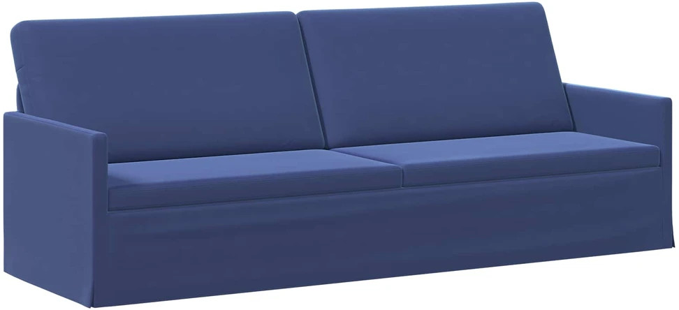 3 vietų sofa Policijos mėlyna 220 x 81 x 82 cm Aksomas