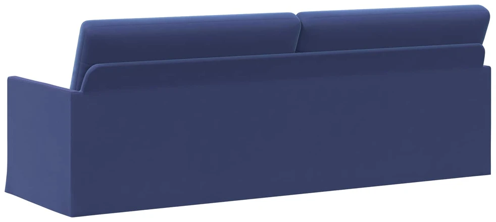3 vietų sofa Policijos mėlyna 220 x 81 x 82 cm Aksomas
