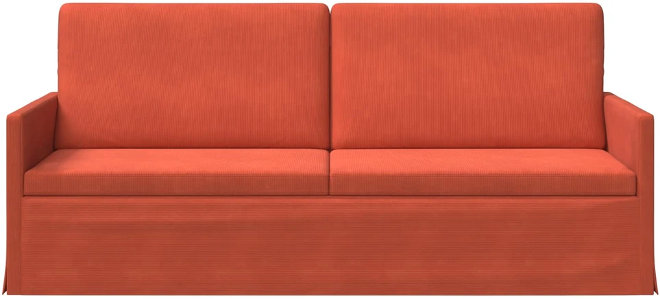 3 vietų sofa Raudona oranžinė 190 x 81 x 82 cm