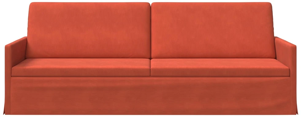 3 vietų sofa Raudona oranžinė 220 x 81 x 82 cm
