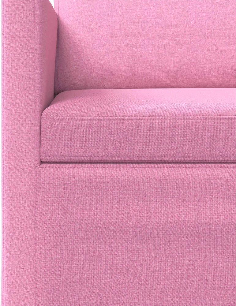 3 vietų sofa Rožinė 220 x 81 x 82 cm Audinys