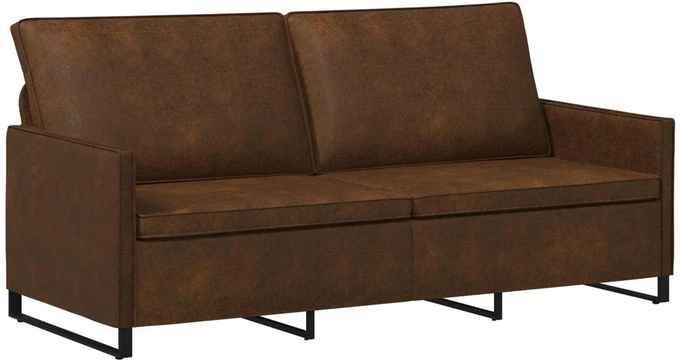 3 vietų sofa Ruda 190 x 81 x 82 cm Dirbtinė zomša