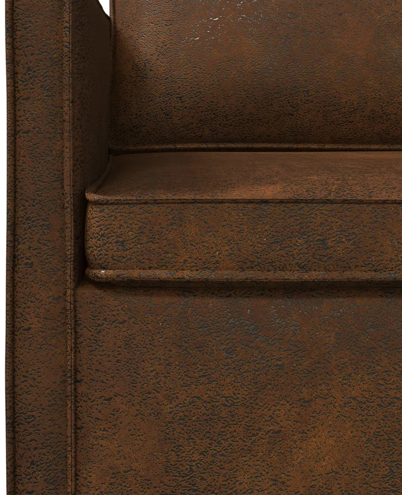 3 vietų sofa Ruda 190 x 81 x 82 cm Dirbtinė zomša