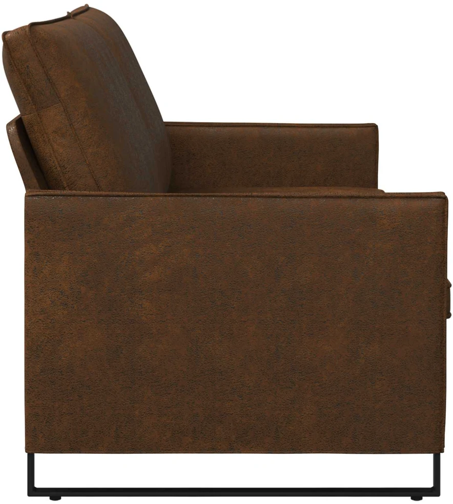 3 vietų sofa Ruda 190 x 81 x 82 cm Dirbtinė zomša