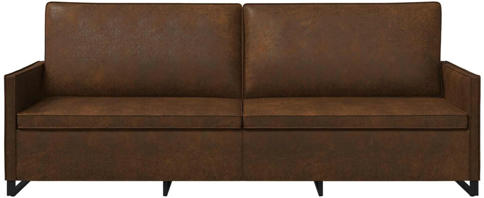 3 vietų sofa Ruda 220 x 81 x 82 cm Dirbtinė zomša