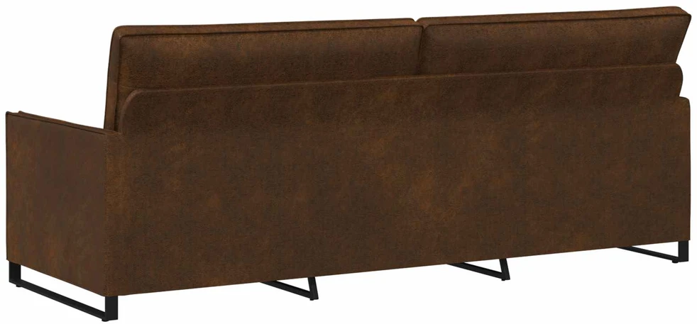 3 vietų sofa Ruda 220 x 81 x 82 cm Dirbtinė zomša