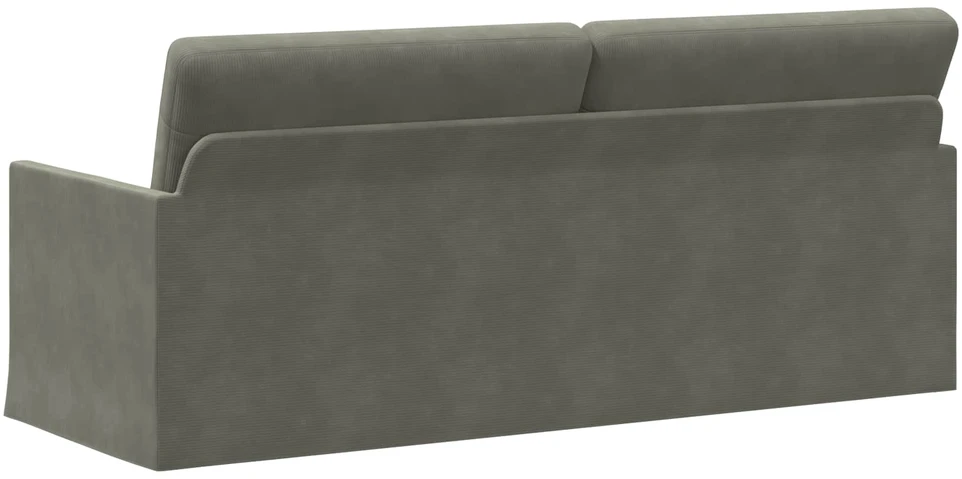 3 vietų sofa Šviesiai pilka 190 x 81 x 82 cm Kordūrinis audinys