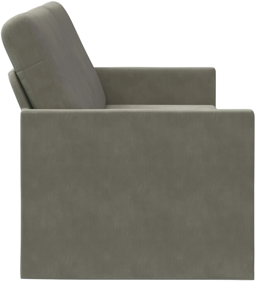 3 vietų sofa Šviesiai pilka 220 x 81 x 82 cm Kordūrinis audinys