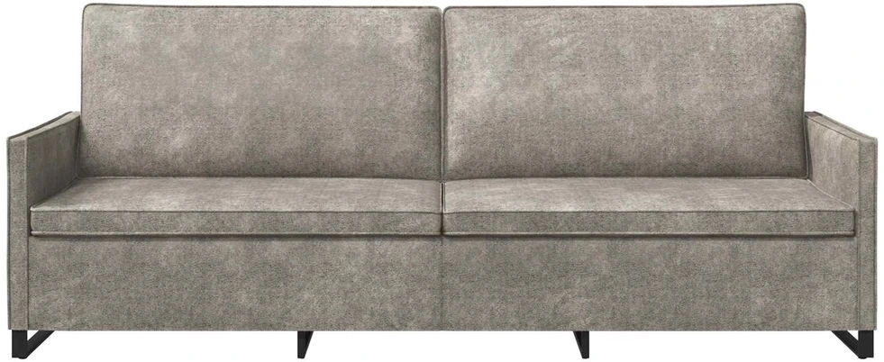 3 vietų sofa Šviesiai pilka 220 x 81 x 82 cm Dirbtinė zomša