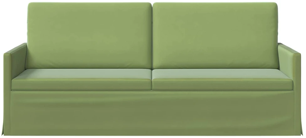 3 vietų sofa Šviesiai žalia 190 x 81 x 82 cm Aksomas